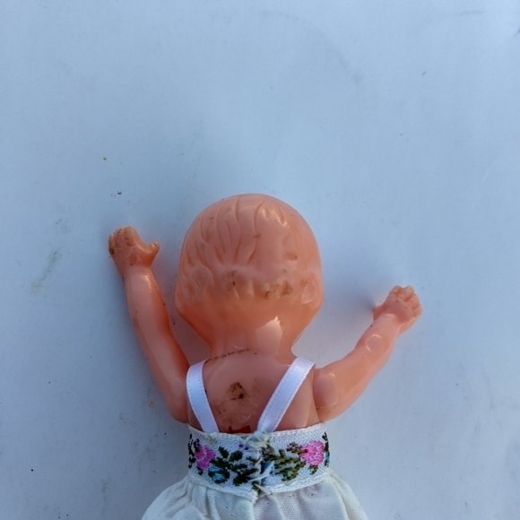 Vintage Small Celluloid Girl Doll - Picture 9 of 11